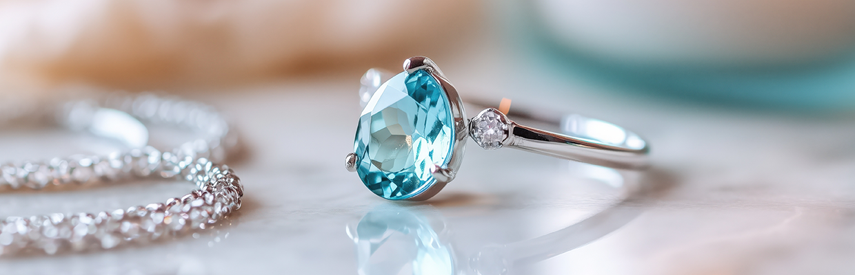 The Radiant March Treasure - Aquamarine 