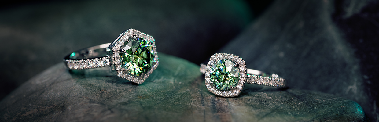 Magnificent May Gemstones - Emerald and Diamond Jewelry