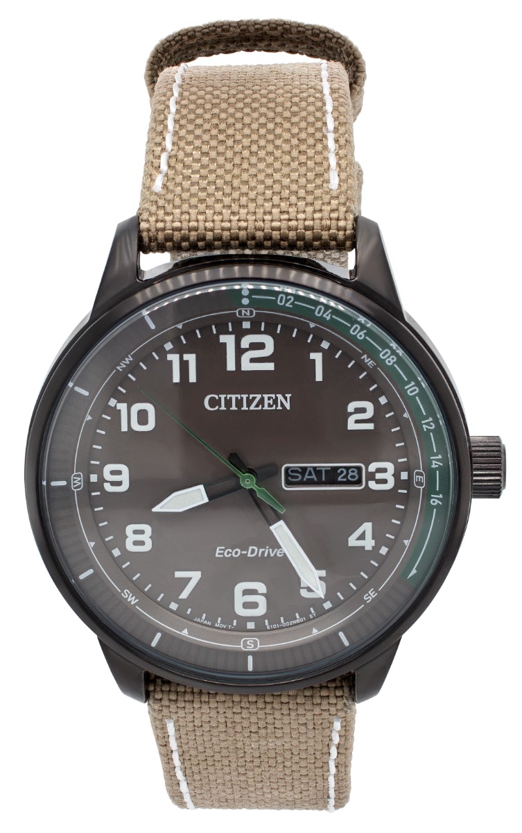 送料無料！BURTON CITIZEN Mサイズ Citizen Tactical 42mm Day Date Eco-Drive | Dunkin's Diamonds