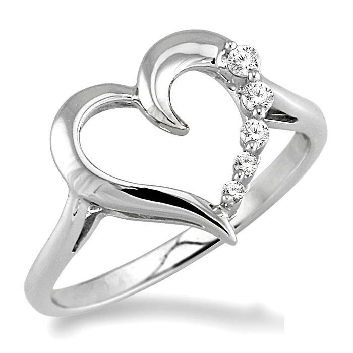 Buy quality 22KT Gold Heart Design Ring in Ahmedabad