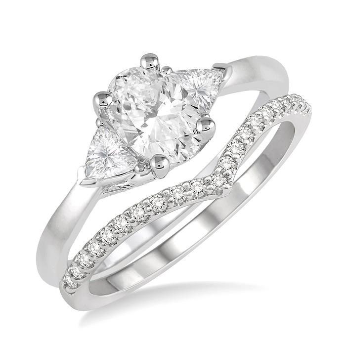 Pas op tactiek omdraaien Oval Shape Diamond Wedding Set | Dunkin's Diamonds