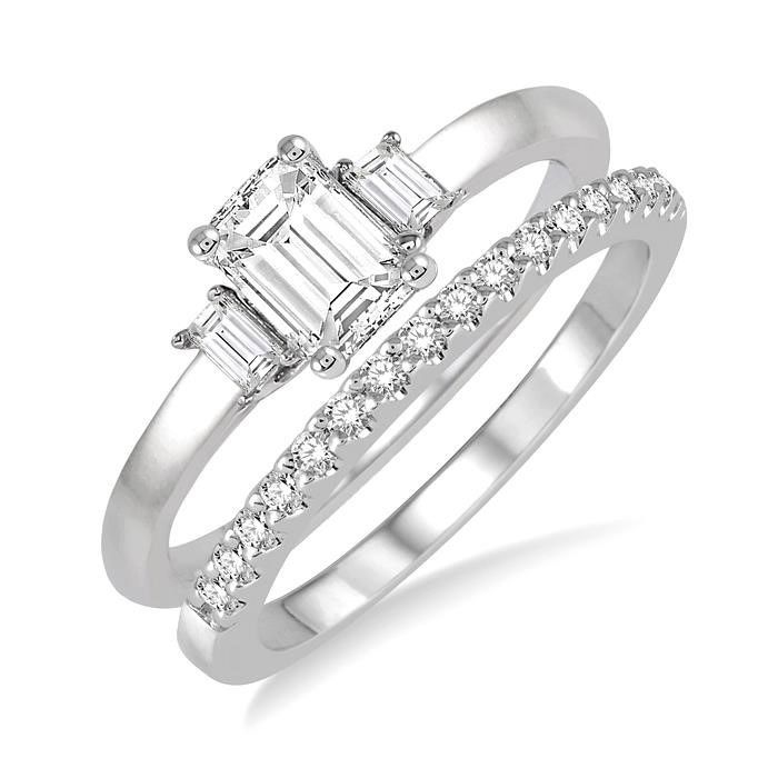 1/2 CTW Baguette Diamond Wedding Ring in Platinum