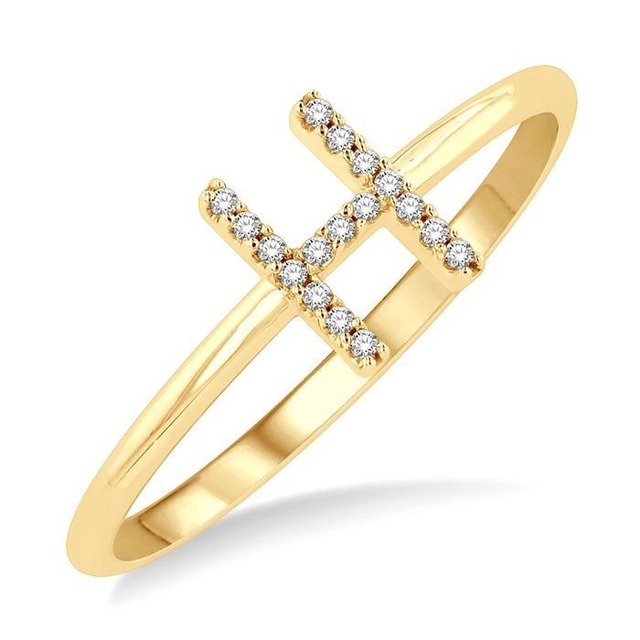 14k Solid Gold Two Heart Ring | Open Heart Rings for Women in 14k Gold –  Gelin Diamond