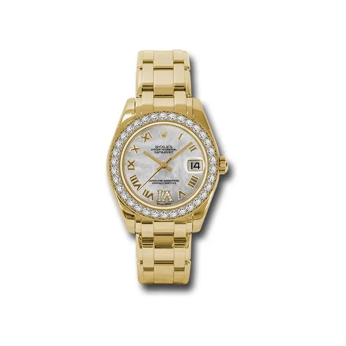 Pre-Owned* Rolex Yellow Gold Datejust Pearlmaster 34 Watch - 34