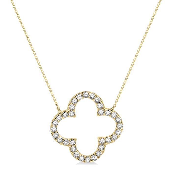 Oval Sapphire and Round Diamond Pendant | Fink's Jewelers