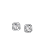 ThPhoSol 14K White Gold Diamond Earrings