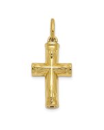 Sentimental Expressions 10K Cross Ash Holder Pendant