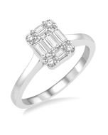 ElVioLys VioAeLux 14K White Gold Diamond Ring