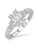 LysVerIon 14K White Gold Diamond Ring