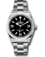  *Pre-Owned* Rolex Stainless Steel Oyster Perpetual Explorer - Black Dial - Oyster Bracelet - 2021 Release