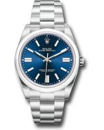 *Pre-Owned* Rolex Oyster Perpetual 41 Watch - Domed Bezel - Blue Index Dial - Oyster Bracelet