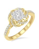 Eros Empress White Gold Diamond Bridal Ring