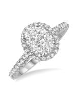 Dawn Lustre Yellow Gold Diamond Engagement Ring