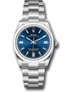  *Pre-Owned* Rolex Oyster Perpetual 36 Watch - Domed Bezel - Blue Index Dial - Oyster Bracelet