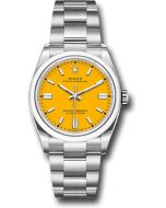  *Pre-Owned* Rolex Oyster Perpetual 36 Watch - Domed Bezel - Yellow Index Dial - Oyster Bracelet