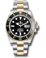 *Pre-Owned* Rolex Steel and Gold Submariner Date Watch - Black Bezel - Black Dial