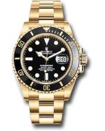 *Pre-Owned* Rolex Yellow Gold Submariner Date Watch - Black Bezel - Black Dial