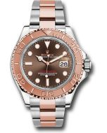  *Pre-Owned* Rolex Steel and Everose Gold Yacht-Master 40 Watch - Chocolate Dial - 3235 Movement