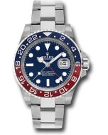  *Pre-Owned* Rolex White Gold GMT-Master II 40 Watch - Blue and Red Pepsi Bezel - Blue Dial - Oyster Bracelet