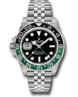 *Pre-Owned* Rolex Oystersteel "Sprite" GMT-Master II Watch - Bidirectional Rotatable 24-Hour Graduated Bezel