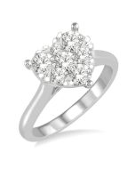 RaArOra 14K White Gold Diamond Ring