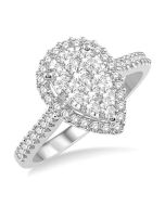 Shine Bright XeLuxVel 14K Rose Gold Diamond Ring