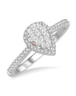 Divine Celestia Rose Gold Diamond Engagement Ring