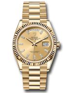  *Pre-Owned* Rolex Yellow Gold Day-Date 36 Watch - Fluted Bezel - Champagne Dial - President Bracelet