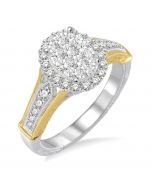Oval Shape Shine Bright Diamond Ring