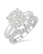 Shine Bright CaCaTh IonZenSol 14K White Gold Diamond Ring