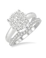 Shine Bright RaThRa 14K White Gold Diamond Ring