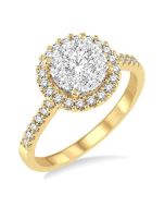 Shine Bright VioLysLo 14K White Gold Diamond Ring