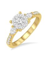 Shine Bright Elegance Celestia White Gold Diamond Bridal Ring