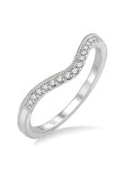 Isolde Quarry Echo Chevron Diamond Wedding Band