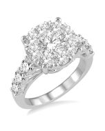 Shine Bright Artemis 18K White Gold Diamond Engagement Ring