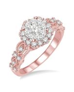 Shine Bright Aphrodite Aureate White Gold Diamond Bridal Ring