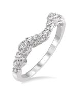 LuxSolXe 14K White Gold Diamond Ring
