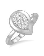 Shine Bright Victoire 14K White Gold Diamond Ring