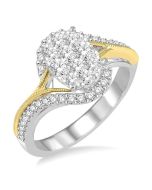 Aphrodite Sovereign Yellow Gold Diamond Ring