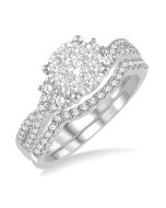 Shine Bright OraVerIon 14K White Gold Diamond Ring