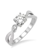 Varuna Aureole Diamond Semi-Mount Ring
