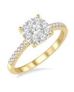 Shine Bright Nyx Elegance White Gold Diamond Engagement Ring