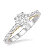 Shine Bright Zeus Signature Yellow Gold Diamond Bridal Ring