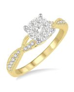 Shine Bright ThIonVer 14K White Gold Diamond Ring