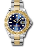 *Pre-Owned* Rolex Steel and Yellow Gold Yacht-Master 40 Watch - Blue Dial