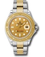  *Pre-Owned* Rolex Steel and Yellow Gold Yacht-Master 40 Watch - Champagne Dial