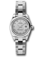  *Pre-Owned* Rolex Steel Lady-Datejust 26 Watch - Domed Bezel - Silver Roman Dial - Oyster Bracelet