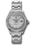  *Pre-Owned* Rolex Platinum Day-date Special Edition 39 Watch - 40 Diamond Bezel - Meteorite Diamond Dial