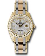  *Pre-Owned* Rolex Yellow Gold Day-Date Special Edition 39 Watch - 40 Diamond Bezel - Meteorite Diamond Dial