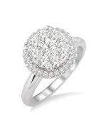 Shine Bright VelCaTh 14K White Gold Diamond Ring